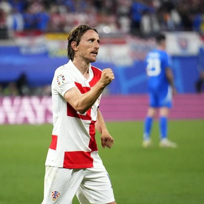 Croatia star Luka Modric becomes the oldest goal-scorer at a European Championship